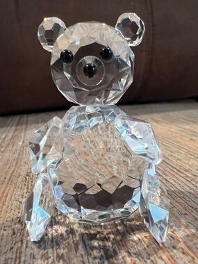 Vintage Swarovski Crystal Figurine Small Bear